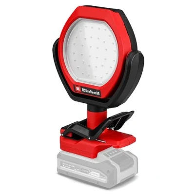 Image de Einhell Lampe d’extérieur sans fil GC OL 18/1500 Li Solo Power X Change (18 V, 1 500 lm, 7 000 K, portée de 4 m, tête lumineuse orientable et pivotante, 3 niveaux luminosité, batterie)