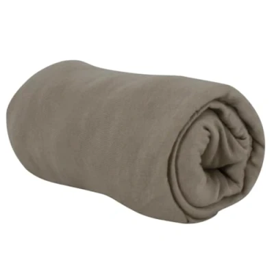 Image de BabyCalin Drap housse berceau 40x80x7cm Taupe certifié OEKO TEX