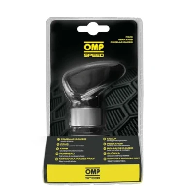 Image de OMP OMPS18260012 Pommeau de vitesse Aluminium, Caoutchouc