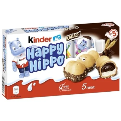 Image de Kinder Happy Hippo Cocoa Cream (3x103.5g/3x3.65oz) Pack of 3 by