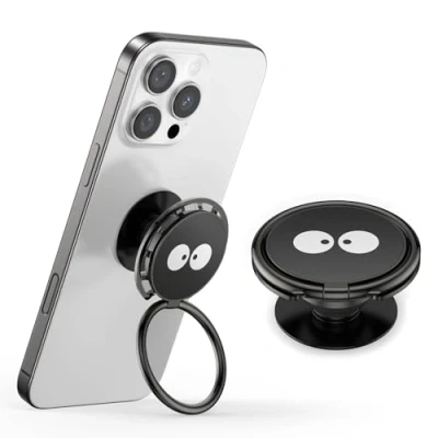 Image de GlasFlength Popsocket Anneau Téléphone Portable de Support, Pop Socket Bague Telephone avec Base Extensible et Poignée Rotation à 360 Popsockets Support Grip pour Smartphones Étuis