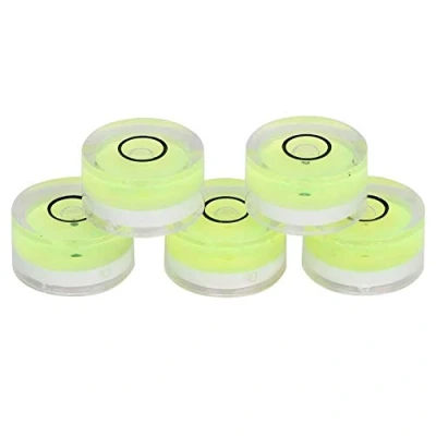 Image de 5pcs 15mm mini niveau rond bulle verte bullseye diamètre outil de mesure pour balance