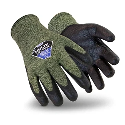 Image de HexArmor Helix 2082 Paire de gants travail sans couture avec grip et résistance aux flammes Taille L