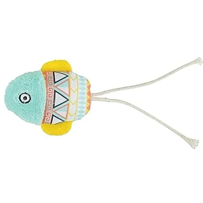 Image de Zolux Kali Poisson Vert. Taille 15 x 6 cm. avec Catnip. Jouet chat ZO 580733VER
