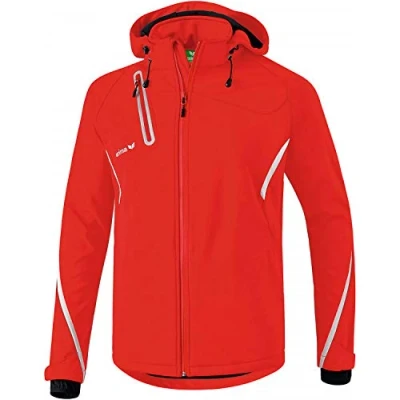Image de Erima Basic Fonction Veste Softshell Homme, Rouge/Blanc, L