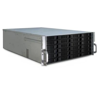 Image de Inter Tech 4U 4424 Support Noir, Argent
