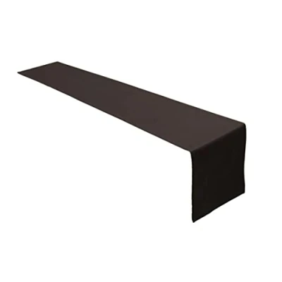 Image de Lemos Home Chemin de Table qualité supérieure en 100% Coton Collection Concept Couleur et Taille au Choix 40 x 250 cm Chocolat