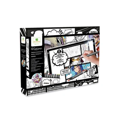 Image de Sycomore Artissimo xxl tablette lumineuse et atelier marqueurs manga