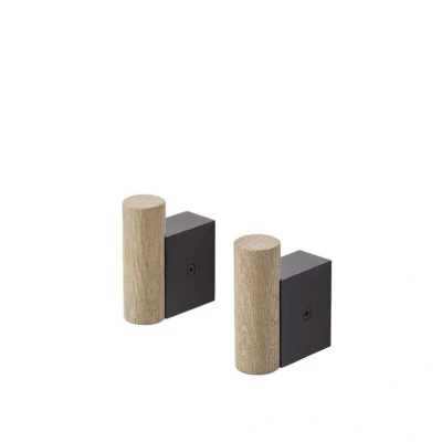 Image de Muuto Crochet Attach Lot de 2 Oak black