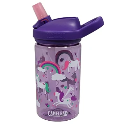 Image de Camelbak Kinder Trinkflasche Eddy+ Plus Kids, 400 ml, Einhorn Regenbogen Lila, 2282