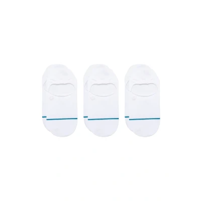 Image de Stance ICON NO SHOW Unisex 3 PACK Socquettes, Taille: 35 37, White