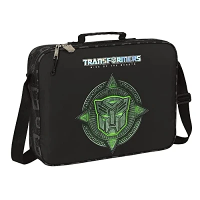 Image de Porte monnaie Extrascolaire TRANSFORMERS Safta Noir Blanc 38 x 6 28 cm