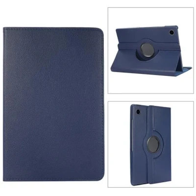 Image de Housse Samsung Galaxy Tab A9+/ A9 Plus 11 pouces rotative bleue Etui Pochette bleu A9+ protection 360 degrés Neuf