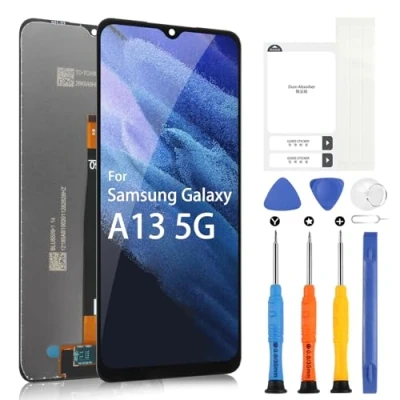Image de Écran LCD pour Samsung Galaxy A13 5G A136B A136U Display Digitizer Tactile Remplacement Assembly avec Outils(Non 4G)