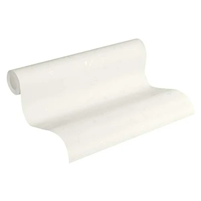 Image de A.S. Création Jade 2 papier peint intissé avec motif béton uni 10,05 m x 0,53 blanc structuré Made in Germany 224040
