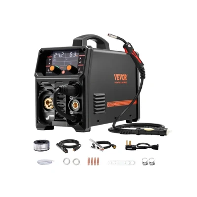 Image de Poste à Souder VEVOR MIG 250 A Machine de Soudage Synergique Soudeuse Portable sans Gaz MMA 5 en 1