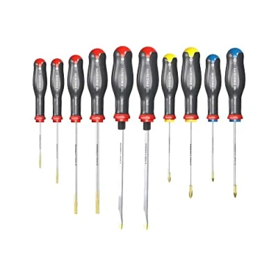 Image de FACOM AT.J10 Jeux de 10 Tournevis Protwist Manche Soft Grip Pour Plus Confort Sécurité d&#039;Utilisation Longue Durée Vie Professionnels et Particuliers