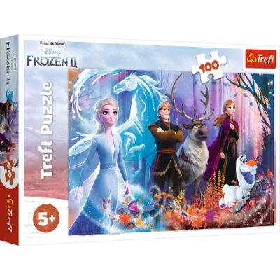 Image de Trefl Disney Frozen 100 Pièces pour Enfants à partir de 5 Ans Puzzle, 10IT5900511163667IT10, Magie la Reine des Neiges 2