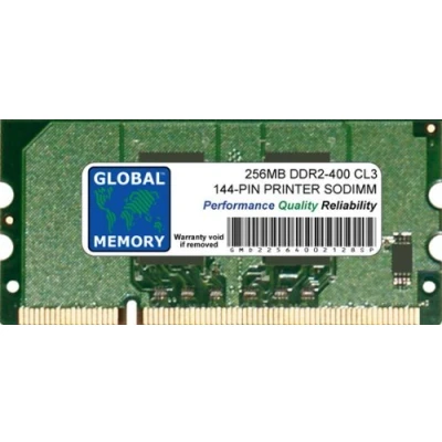 Image de 256Mo 144 PIN DDR2 SODIMM MÉMOIRE RAM pour IMPRIMANTES (CC415A, CLP MEM202, 311 9272, CB423A, MDDR2 256)