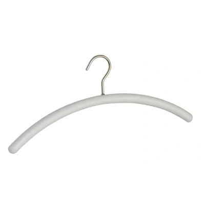 Image de WENKO Cintre Rollo Blanc à Linge, Bois de hêtre, 45 x 19 2 cm,