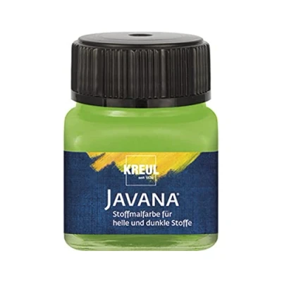 Image de KREUL Peinture Textile 40 JAVANA &quot;Opak&quot; 20ml Vert Feuille