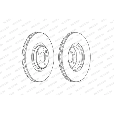 Image de Disque de frein FERODO DDF2601C 1