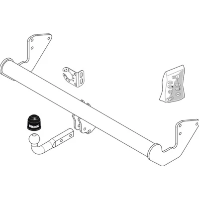 Image de BRINK 459000 Attelage MERCEDES BENZ: Vito Mixto, Bus, Viano