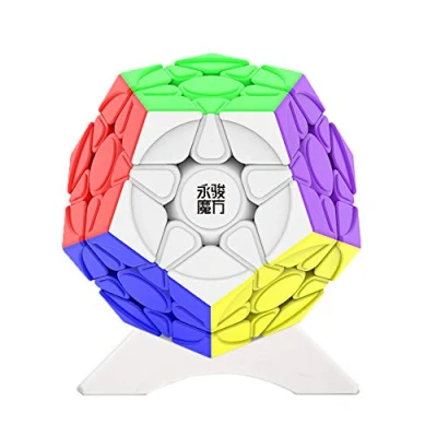 Image de OJIN YongJun YJ YuHu M 12 Surface 3x3 megaminx Dodecahedron Cube Gigaminx Smooth Twist Puzzle avec Un trépied (sans Autocollant)