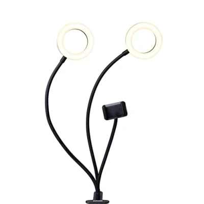 Image de Anneau lumineux LED DÖRR SLR 12 Bi Color Pour voir Batterie