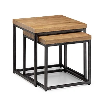 Image de Julian Bowen Tables gigognes d’appoint Brooklyn, chêne