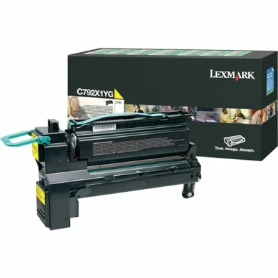 Image de Lexmark C792X1YG Cartouche laser pour C792 Jaune