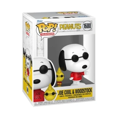 Image de Funko Pop! &amp; Buddy: Peanuts Joe Cool with Wdstk Classic Figurine en Vinyle à Collectionner Idée de Cadeau Produits Officiels Jouets pour Les Enfants et Adultes Cartoons Fans