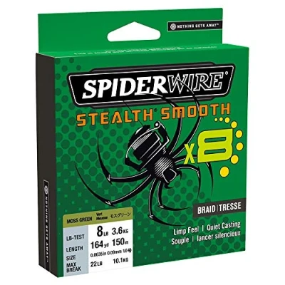 Image de Spiderwire Tresse 8 Brins Stealth Smooth8 0.29mm 26.4Kg 150m Code Red 1515688