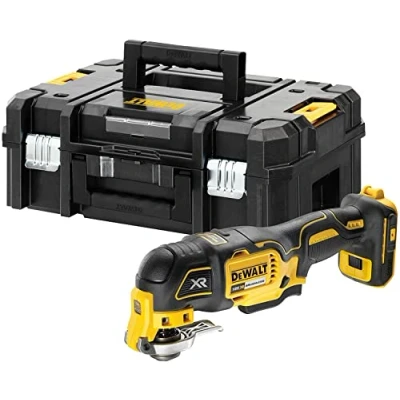 Image de DEWALT Multicutter 18v 35 accessoires 3 positions de réglage la butée profondeur changement lame facile livré sans batterie ni chargeur DCS356NT XJ