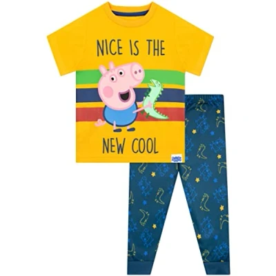 Image de Peppa Pig Ensemble de Pyjama Garçon George Multicolore 2 3 Ans