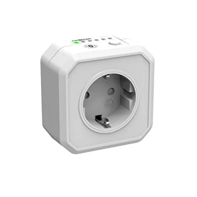 Image de ANSMANN Temporisateur AES1 Prise programmable pour radiateur électrique, Fer à Repasser, Lampe de Chevet, etc. électrique avec minuterie intégrée (15 Min ; 30 1h 2h 4h 8h)