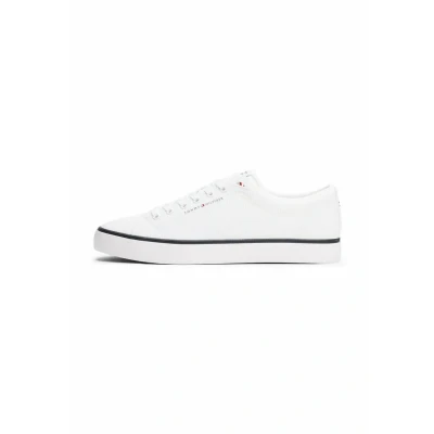 Image de Tommy Hilfiger TH HI VULC CORE LOW II MESH Baskets basses, Homme, Taille: 40, White