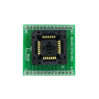 Image de Waveshare PLCC28 to DIP28 Yamaichi IC Programming Adapter Test &amp; Burn in Socket for Package 1.27mm Pitch