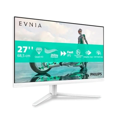 Image de Philips Moniteur 27M2N3501PA 27 Pouces QHD, 260 Hz, IPS Rapide, 0,3 ms MPRT, Adaptive Sync, HDR400, réglage de la Hauteur (2560 x 1440, HDMI 2X 2.0, DP 1x 1.4), Noir