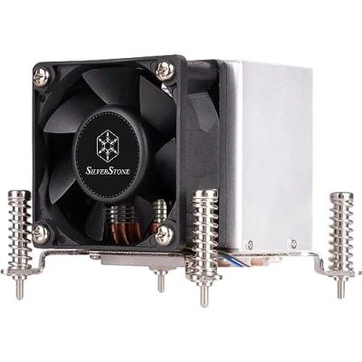 Image de SilverStone SST AR09 115XS Argon Ventilateur de processeur 3 Caloducs en contact direct, 60mm PWM, Intel