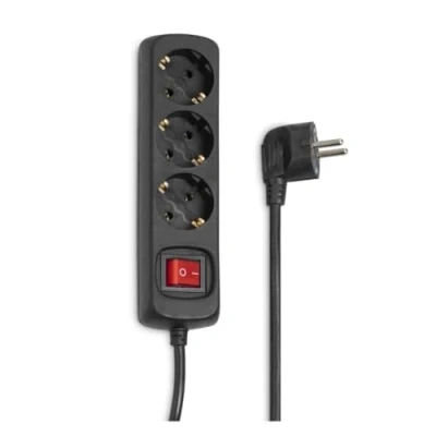 Image de Hama 00030392 3AC outlet(s) 230V 1.4m Noir protection surtension protections surtensions (3 AC outlet(s), 3500 W, 1,4 m, Noir)
