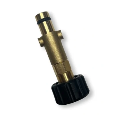 Image de M&amp;M Smartek Adaptateur à baïonnette pour/compatible avec Nilfisk Gerni Quick filetage M22 AG (filetage extérieur) pour nettoyeur haute pression, lance mousse, canon etc.