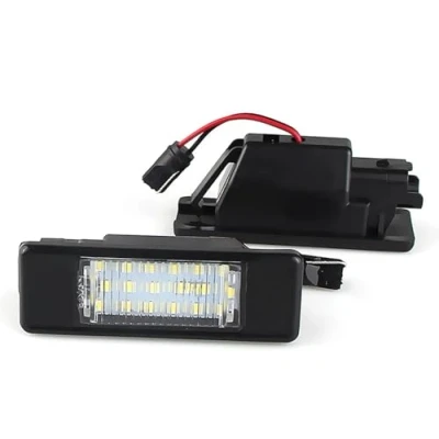 Image de Éclairage LED Plaque pour Benz (Canbus) Sprinter W906 Vito/pour Viano W639 2 pièces Lampes d&#039;éclairage de d&#039;immatriculation à 265108990A Feux