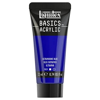 Image de Liquitex Acrylique Basics Tube 22 ml Bleu Outremer Fce ROW