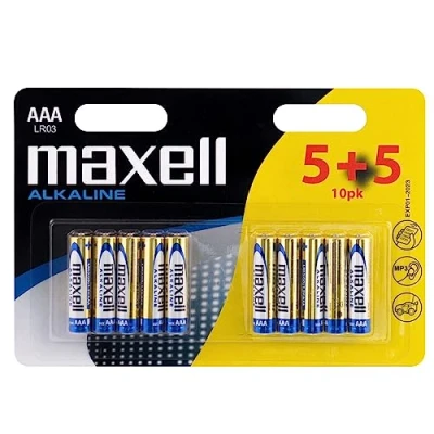 Image de Maxell LR03 AAA Micro Alkaline Piles