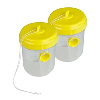 Image de Windhager Pièges à Guêpes &amp; Mouches Duo, Piège frelons Suspendre, transparent, Maximum 200 ml, 03115