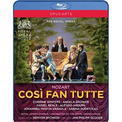 Image de Mozart : COSI Fan Tutte. Winters, Brower, Behle, Arduini, Kränzle, Puertolas, Bychkov, Gloger. [Blu Ray]