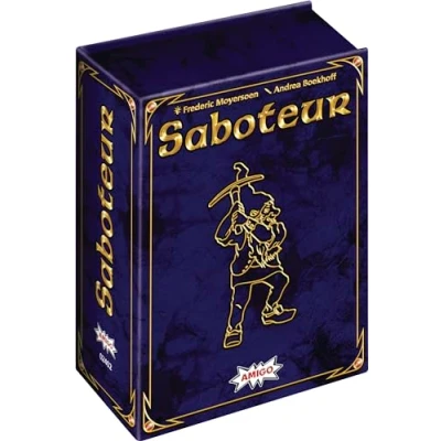 Image de AMIGO 02402 Saboteur, Jeu de plateau, édition 20 ans, multicolore, langue allemande