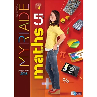Image de Myriade 5e Manuel élève Grand Format (Éd. 2016) Nouveau programme 2016 Livre d’occasion Correct