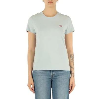 Image de Levi&#039;s Perfect TEE Tshirt basique, Femme, Taille: Large, Skyway